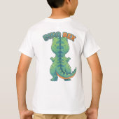 A dinosaur T-shirt that's cute on the back too Tシャツ (裏面)
