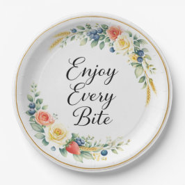 A dish that combines art and taste ペーパープレート