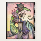 A Distant Place Fairy and Dragon Fantasy Art プランナー手帳 (裏面)