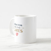 A Doctor Who Truly Cares Appreciation Gift コーヒーマグカップ (正面左)