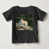 A Dog At A Pond ベビーTシャツ (正面)