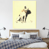 A Dog Day Pl 02 (1902)セシル・チャールズ・ウィンザー キャンバスプリント (インサイチュ (寝室))