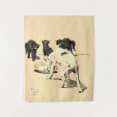 A Dog Day Pl 03 (1902)セシル・チャールズ・ウィンザー タペストリー (正面)