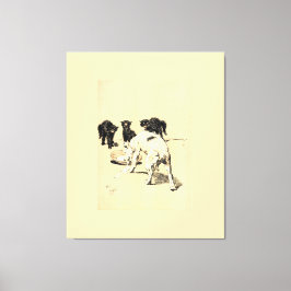 A Dog Day Pl 03 (1902) Cecil Charles Tapestry キャンバスプリント