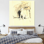 A Dog Day Pl 12 (1902)セシル・チャールズ・ウィンザー キャンバスプリント (インサイチュ (寝室))