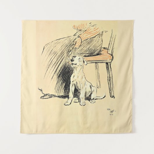 A Dog Day Pl 12 (1902)セシル・チャールズ・ウィンザー タペストリー (正面)