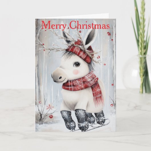 A Donkey Ice Skating シーズンカード (正面)