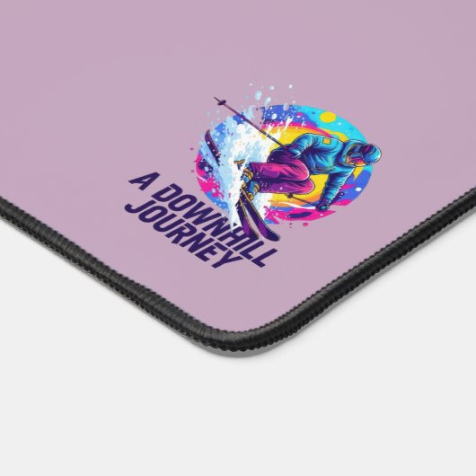 A Downhill Journey Ski デスクマット (コーナー)