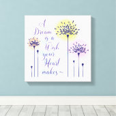 A Dream is a Wish your ハートがキャンバスを作成 キャンバスプリント (インサイチュ (ウッドフロア))