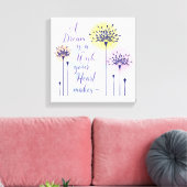 A Dream is a Wish your ハートがキャンバスを作成 キャンバスプリント (インサイチュ (リビング))