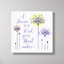 A Dream is a Wish your ハートがキャンバスを作成 キャンバスプリント