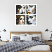 A Face In Time  キャンバスプリント (インサイチュ (寝室))