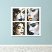 A Face In Time  キャンバスプリント (インサイチュ (ウッドフロア))