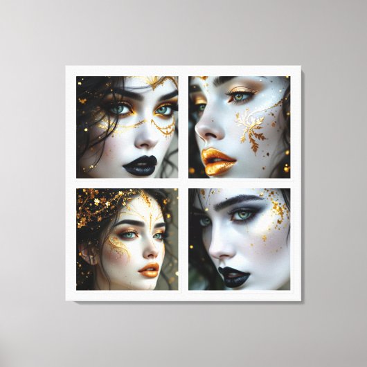 A Face In Time  キャンバスプリント (正面)