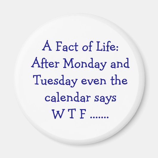 A Fact of Life – マグネット (正面)