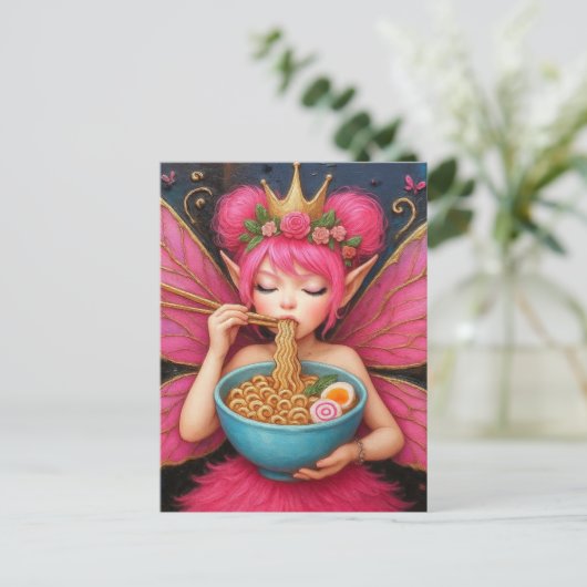A Fairy Eating Ramen ポストカード (スタンド正面)