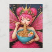 A Fairy Eating Ramen ポストカード (正面)