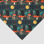 A Familiar Black Cat And Toadstools Halloween 2 薄葉紙 (詳細)