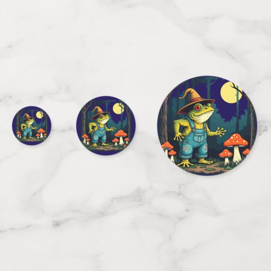 A Familiar Toad Witch Foraging At Night コンフェッティ (裏面)