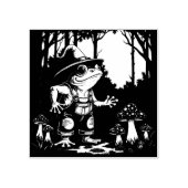 A Familiar Toad Witch Foraging At Night ラバースタンプ (インプリント)