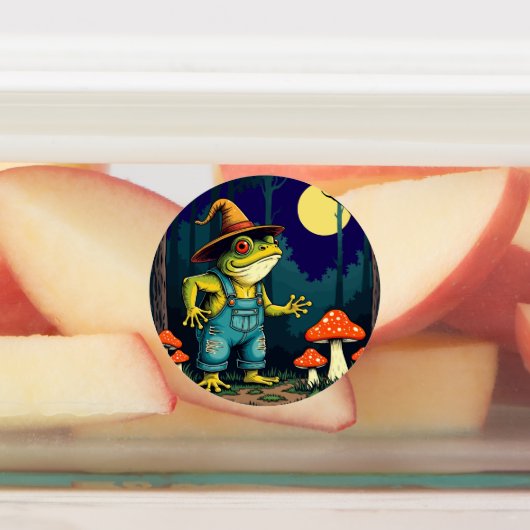 A Familiar Toad Witch Foraging At Night ラベル (貼付)