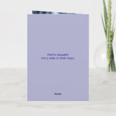 A FAMILY CHRISTMAS CARD サンキューカード (裏面)