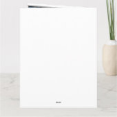 A Family Sleigh Ride Christmas Greeting Card カード (裏面)