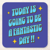 A Fantastic Day スクエアペーパーコースター (正面)