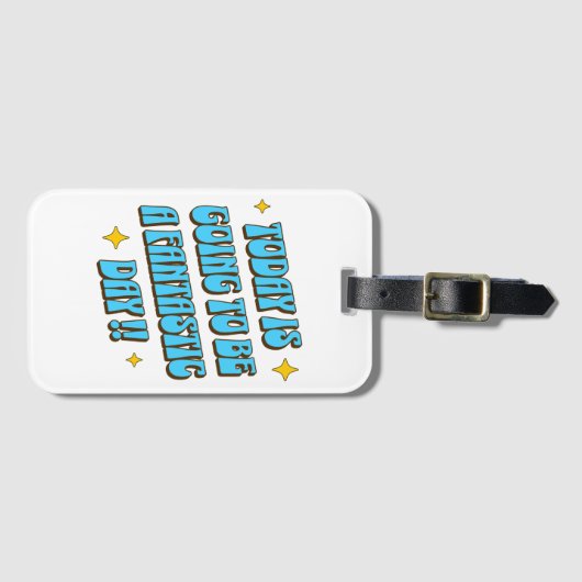 A Fantastic Day ラゲッジタグ (正面横)