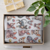 A Fantastic Mix of Hairless Cats Illustrations 薄葉紙 (ギフト)