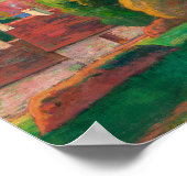 A Farm in Brittany by Paul Gauguin ポスター (角)