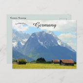 A Farm in Grainau Germany ポストカード (正面/裏面)