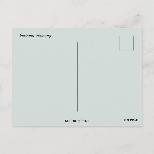 A Farm in Grainau Germany ポストカード (裏面)