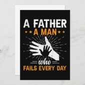 A Father A Man Who Fails Every Day Happy Fathers セーブザデート (正面/裏面)