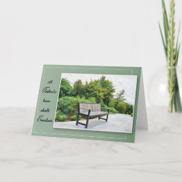 A Father's Love Shall Everlast - Sympathy Card カード