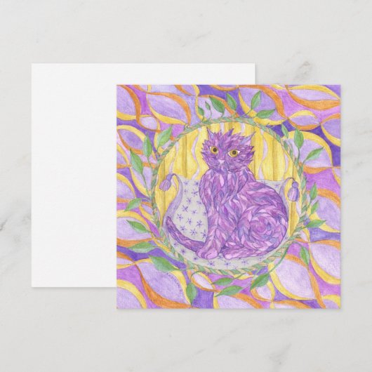 A Feathered Cat (正面/裏面)