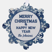 A Festive and Personalized Keepsake:Photo Ornament オーナメントカード (正面)