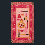 A Few Necessities: Fun Fashion Poster ポスター<br><div class="desc">Being a natural beauty takes a lot of work... and we wouldn't have it any other way! These are the fun final touches we need before leaving the house.This image was designed by Artist Maggie Ruth. The original painting is available at yessy.com/maggieruth.</div>