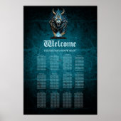 A fierce blue animal, a majestic creature ポスター (正面)