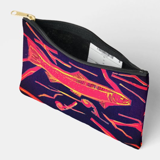 A fish アクセサリーポーチ (見開き)