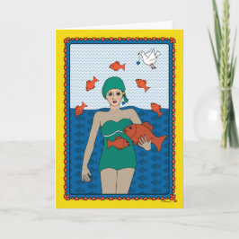 A Fish Out Of Water_B_Greeting Card カード