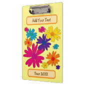 A floral bed of daisy flowers  クリップボード (左)