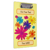 A floral bed of daisy flowers  クリップボード (右)