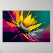 A Floral Odyssey – Expressive Bloom In Motion ポスター (正面)