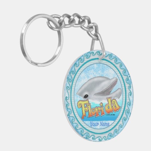 A Florida Dolphin キーホルダー (正面左)