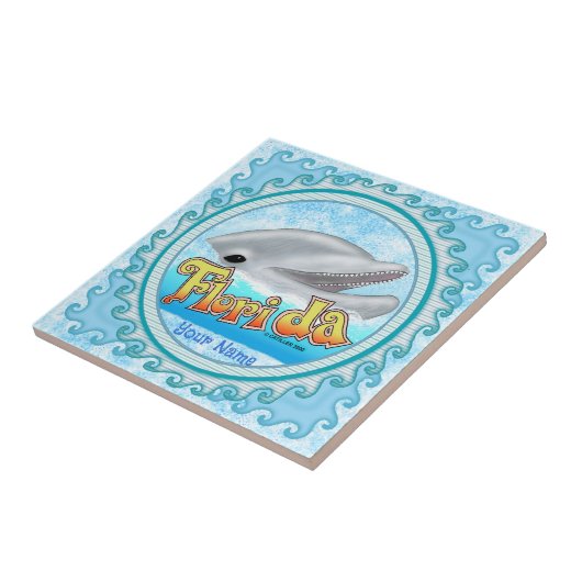 A Florida Dolphin タイル (側面)