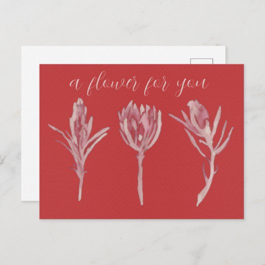 A flower for you ポストカード (正面/裏面)