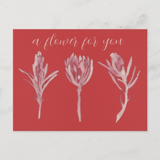 A flower for you ポストカード (正面)