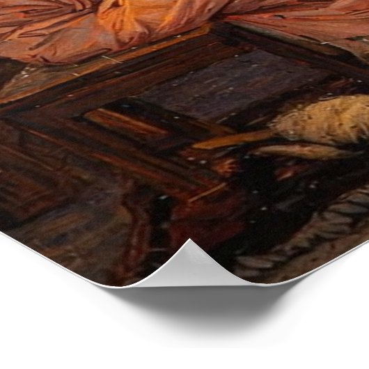 A Flower Stall by John William Waterhouse ポスター (角)