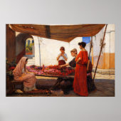 A Flower Stall by John William Waterhouse ポスター (正面)